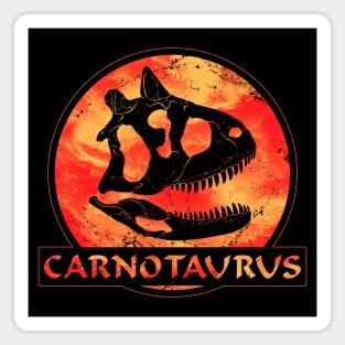 Carnotaurus fossil skull Magnet